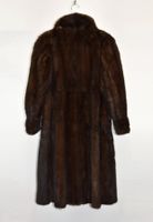 Nerz Pelz /Pelzmantel/Nerzfell/Vintage/dunkel braun/Gr.M-L