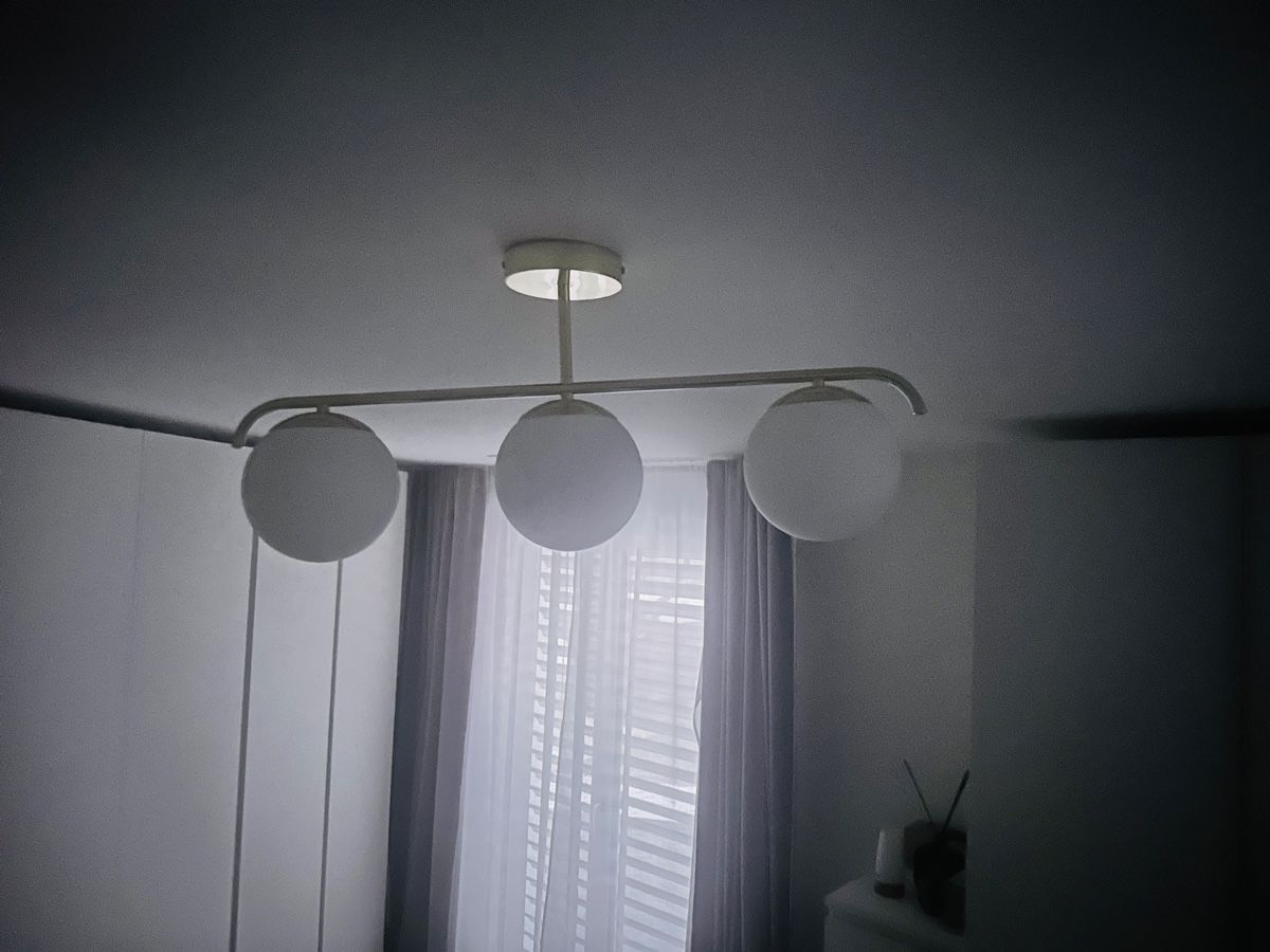 Lampadari & plafoniere: Retro Deckenlampe mit 3 Glaskugeln, Top Zustand! – Usato da Ehrikon venduto da mar_m7vm 3