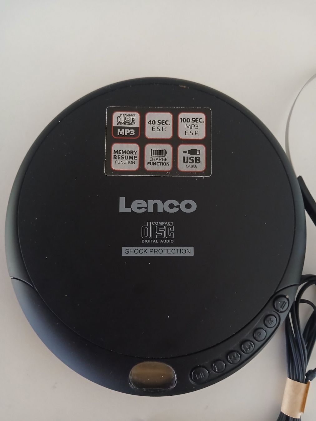 Lenco Sistemi audio & multimediali: Lenco CD-Player schwarz mit Kopfhörer guter Zustand – Usato da Berikon venduto da pil_thm8 1