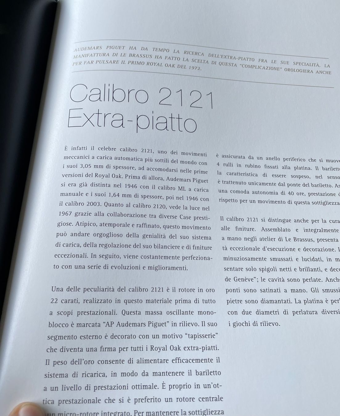 Libri: Audemars R. Oak 40 Years 2012 edition – Usato da Morbio Inferiore venduto da Ecod 4