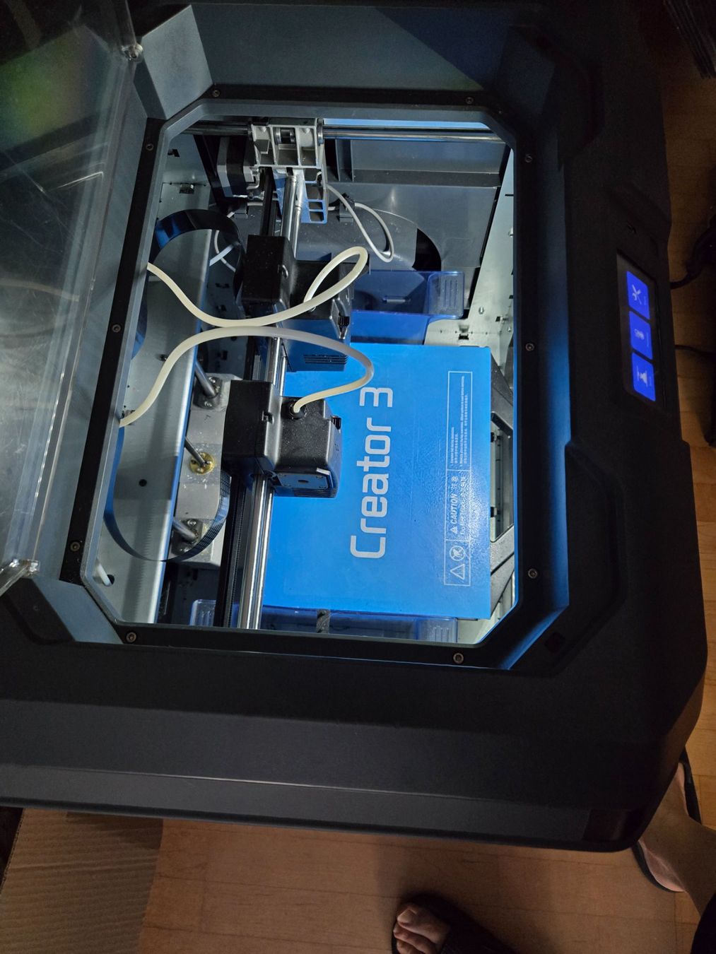 3D Drucker: Flashforge Creator 3 IDEX 3D-Drucker, diverses Zubehör – Gebraucht aus Au ZH von 3DEasyprint 3