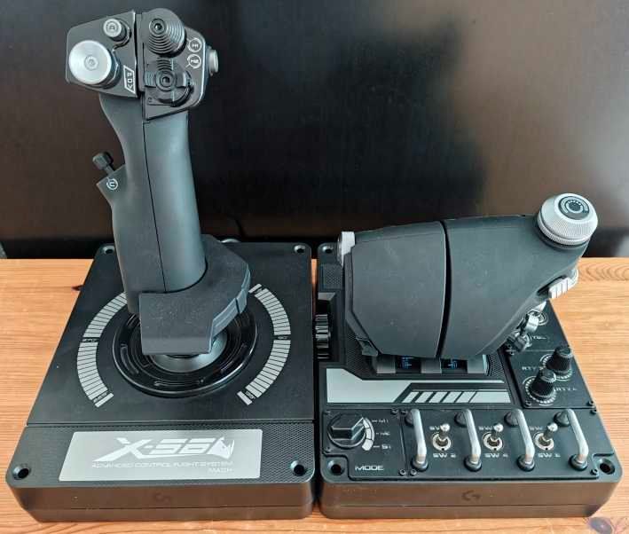 Logitech Controller: Logitech G X56 HOTAS USB Schwarz – Gebraucht aus Oberneunforn von