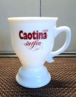 Tasse "Caotina Surfin" édition limitée, vintage- verre opal