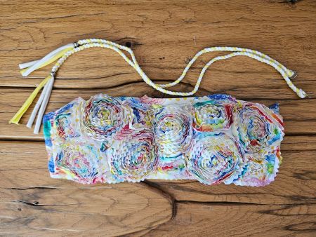 GOLDENPOINT Bikini-Set superschön gerafft, Grösse S, NEU!!