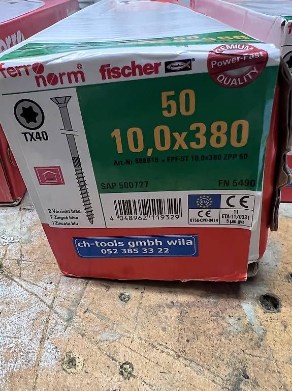 Alle Werkzeuge: 75 Holzschrauben Tellerkopf – Neu und originalverpackt aus Schinznach-Bad von w.tischler 4
