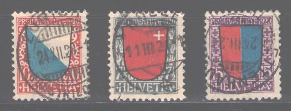 Alle Briefmarken: Pro Juventute Serie 1920  ʘ – Neu (gemäss Beschreibung) aus Nuglar von Stamp88