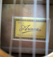 01 70er Vintage Konzertgitarre Ariana A102N – Made in Japan