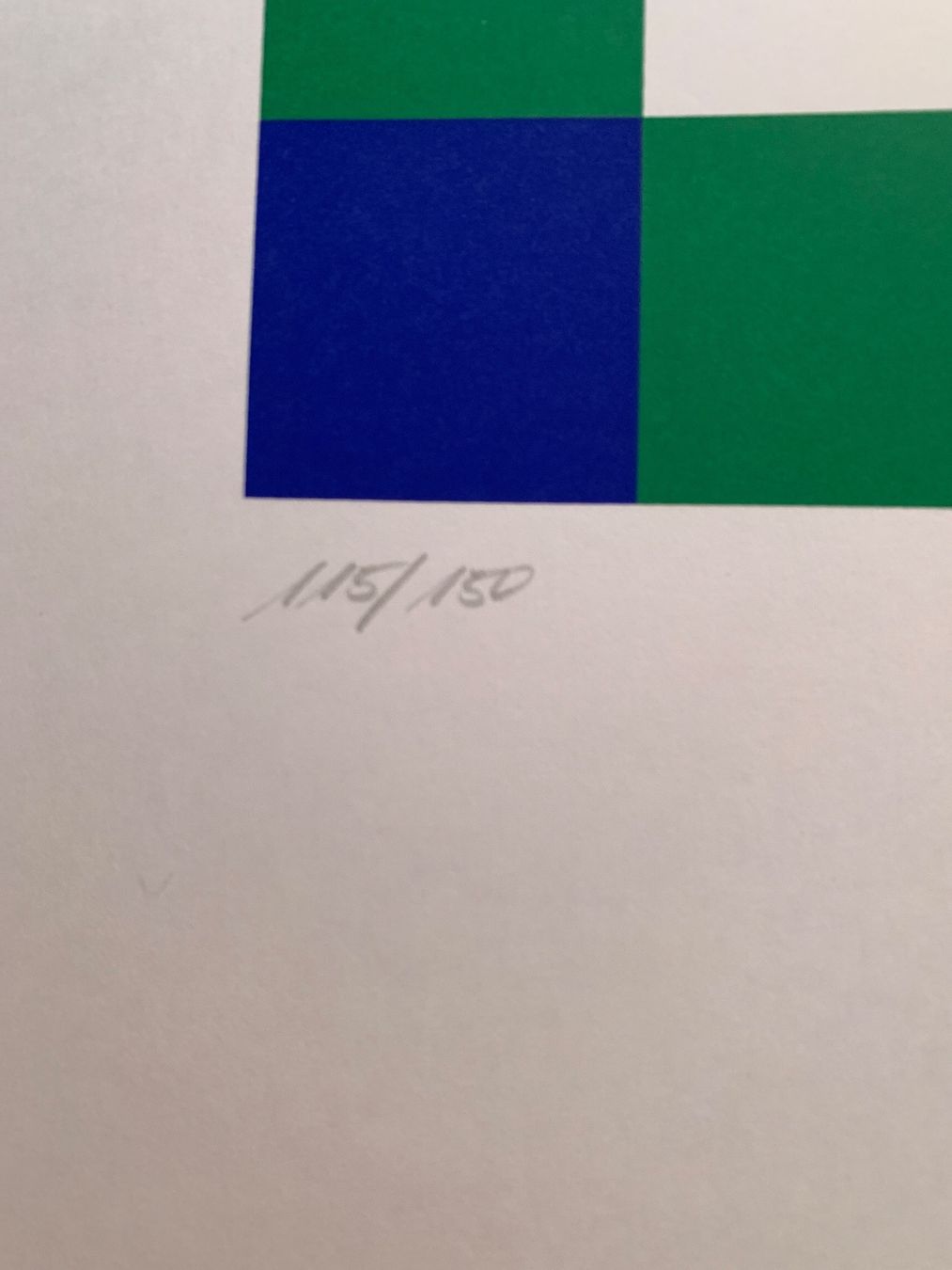 Poster & Bilder: Originale Serigrafie, Rivier '72, nummeriert 115/150 – Gebraucht aus Zürich von Thenerd 1
