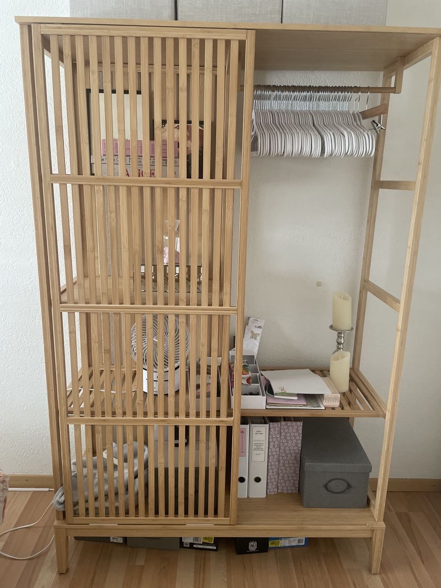 IKEA Nordiska Kleiderschrank Bambus, Top Zustand! (Gebraucht) in Zrich fr  CHF 202  nur Abholung auf Ricardo kaufen