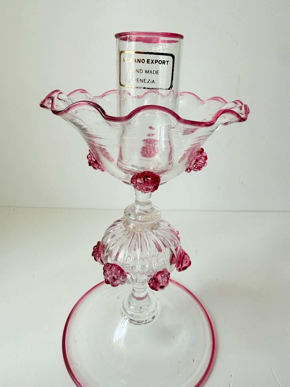 Portacandele: Murano Kerzenhalter – Usato da Zwingen venduto da moje1 2