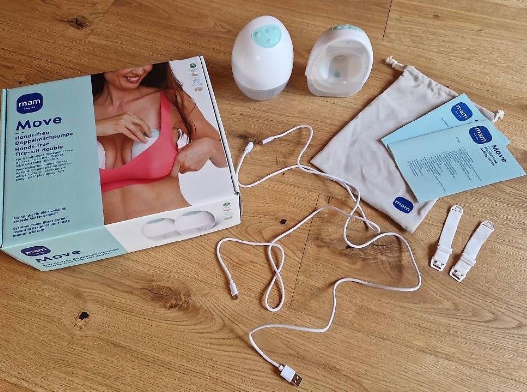 Mam Accessori per l’allattamento: MAM Hands-free Doppelmilchpumpe – Usato da Schwyz venduto da jeannine6032 1