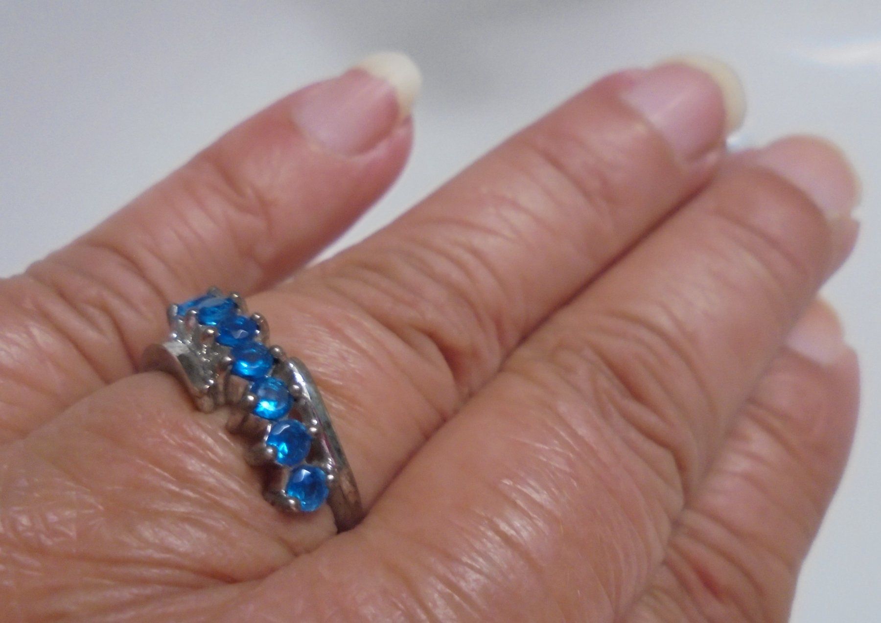 Ringe: Echtschmuck: Neonblauer Apatit-Silberring 53 Zertifikat – Neu (gemäss Beschreibung) aus Zuchwil von maumauchi 6