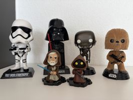 Verschiedene Star wars Bubble heads 