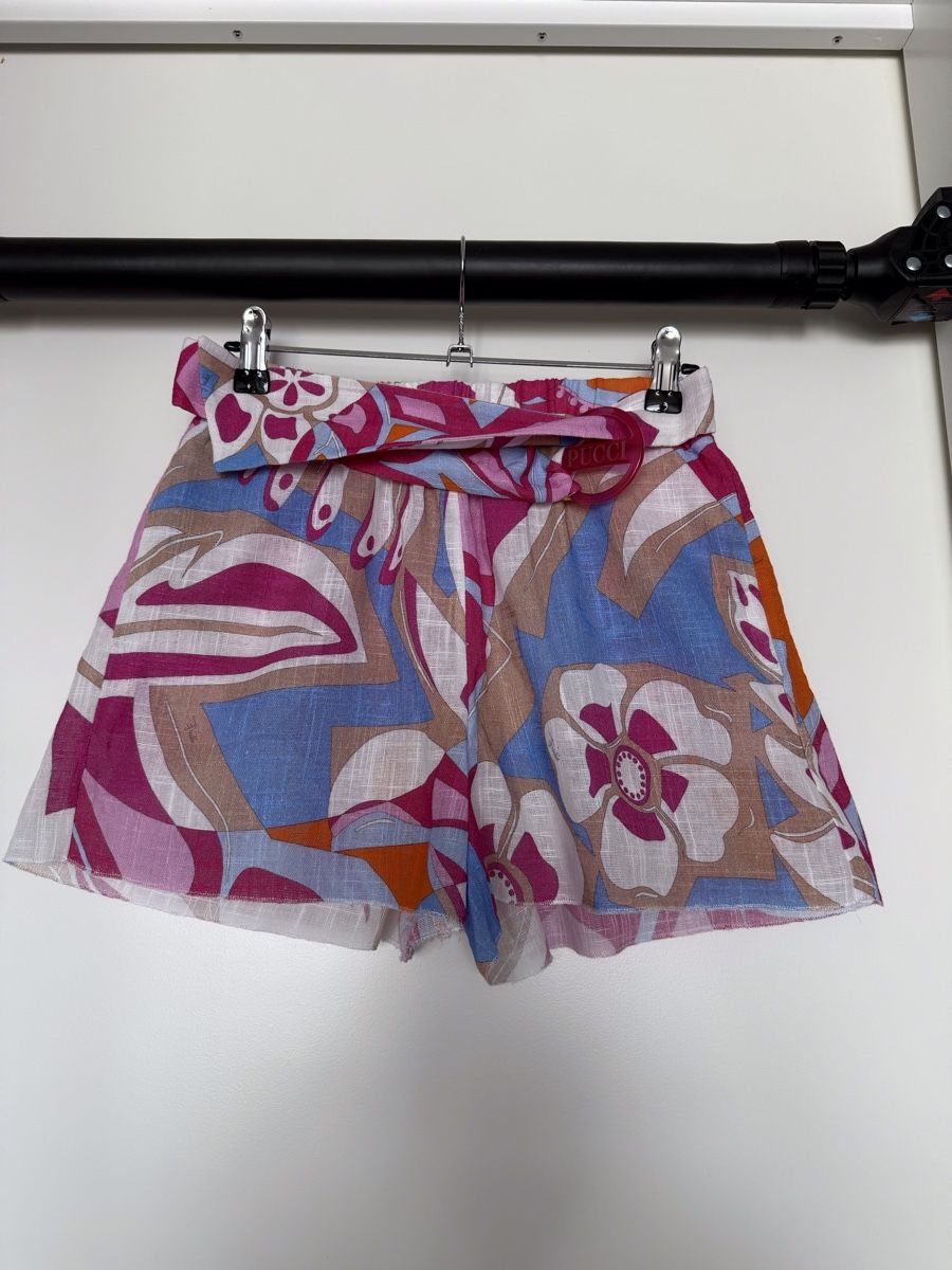 Emilio Pucci Pantaloni: Pucci Beach Shorts Leinen – Nuovo (secondo la descrizione) da Kilchberg ZH venduto da Shiraz3