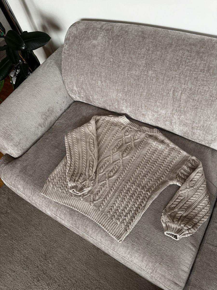 Pullover & Sweatshirts: Pull Tally Weijl maille torsadée beige taille S – Gebraucht aus Les Acacias von JaysGoodDeals 2