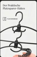 Platzspar-Haken für Kleiderbügel (Verbindungs-Haken) 3 Stk