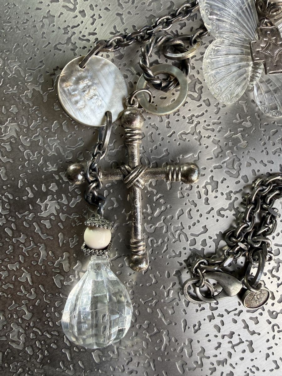 Catenine: 60er Jahre Modeschmuck aus St Tropez, Silber – Usato da Richterswil venduto da Solemare47Nicole 1