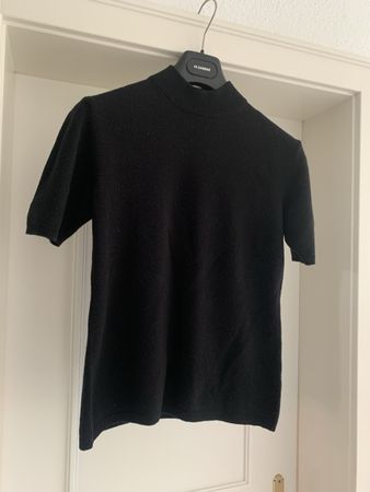 Jil Sander Kaschmirpullover schwarz Gr.38