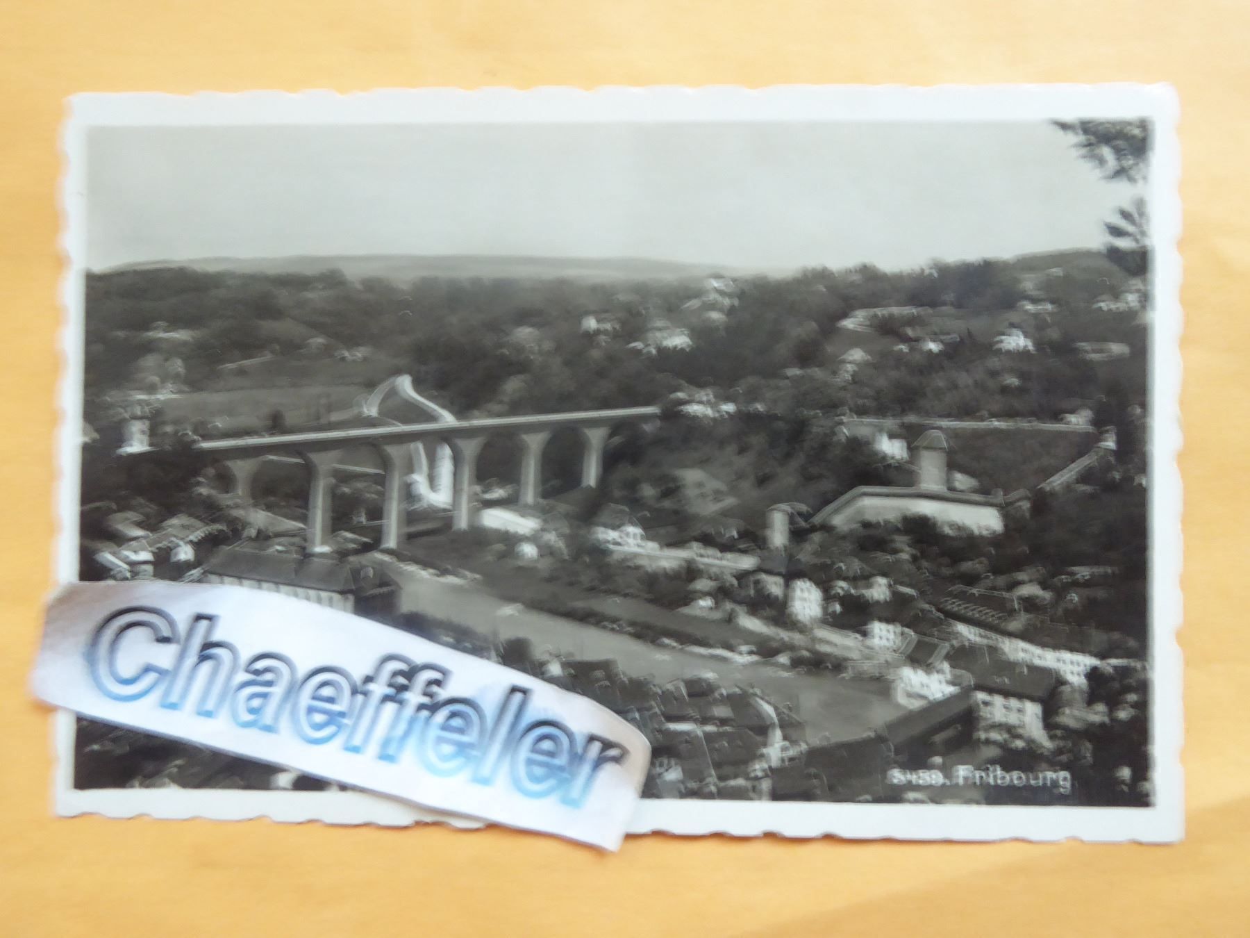 Cartes postales: 5459  Fribourg – D'occasion à Zürich par Chaeffeler