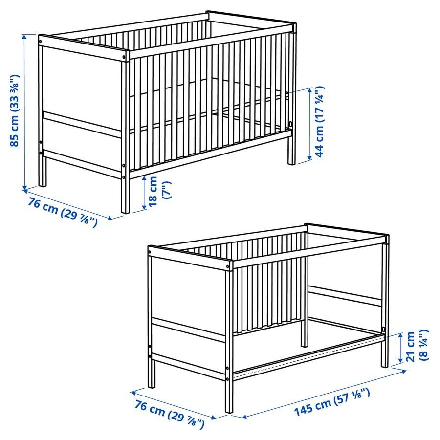 Ikea Letti: Babybett grau IKEA – Usato da Lyss venduto da mar_s57c 1