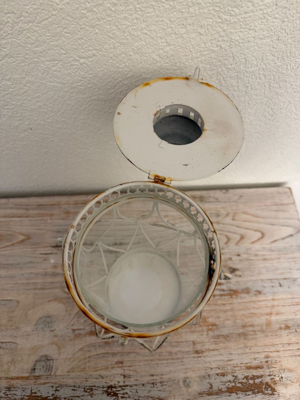 Lanterne: Laterne aus Metall im Shabby Chic Look – Usato da Wolfwil venduto da Inseider12 3