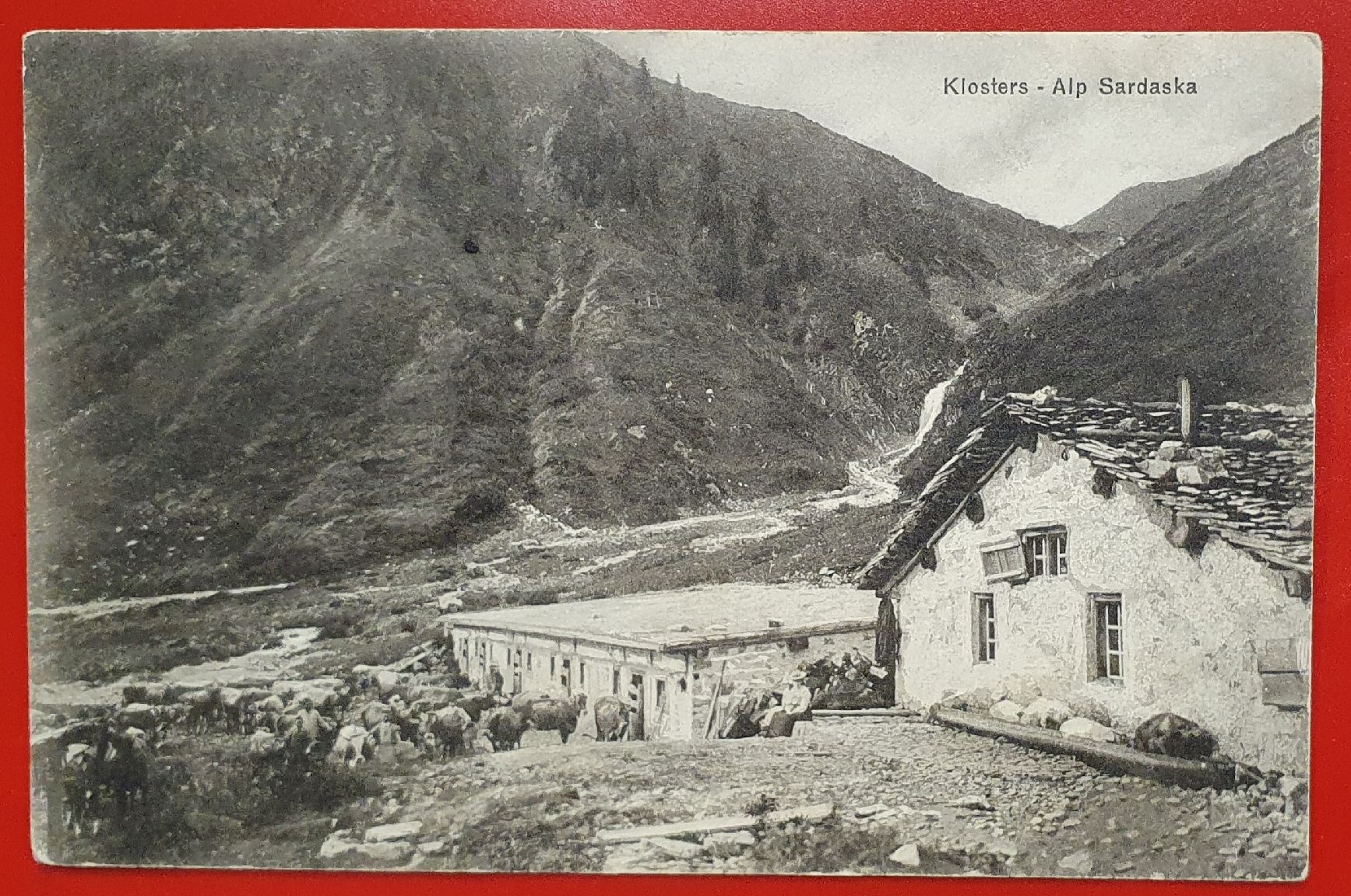 Ansichtskarten: Klosters 1914 - Alp Sardaska – Gebraucht aus Kreuzlingen von Rschweiz1