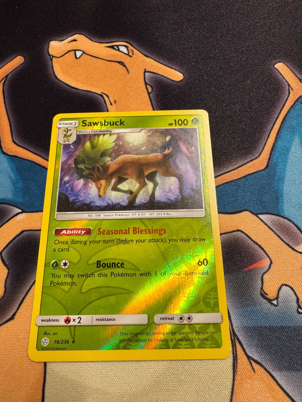 Pokémon Cartes à collectionner: Sawsbuck (CEC 16) - Reverse Holo - Cosmic Eclipse – Neuf (Voir description) à Bülach par Pfrenzel