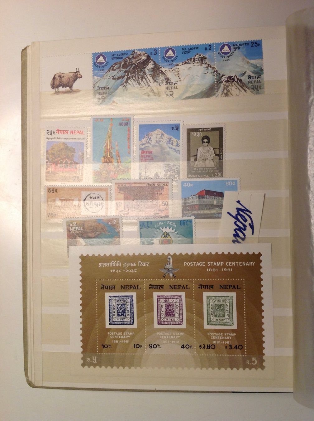 Tutti i francobolli: timbre - Briefmarke Nepal 28.8.3 – Usato da Vuiteboeuf venduto da broticaire 1