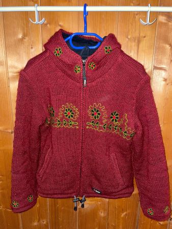 Strickjacke, mit Fleece-Futter, sherpa