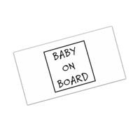 Baby on Board Aufkleber fürs Auto 20cm