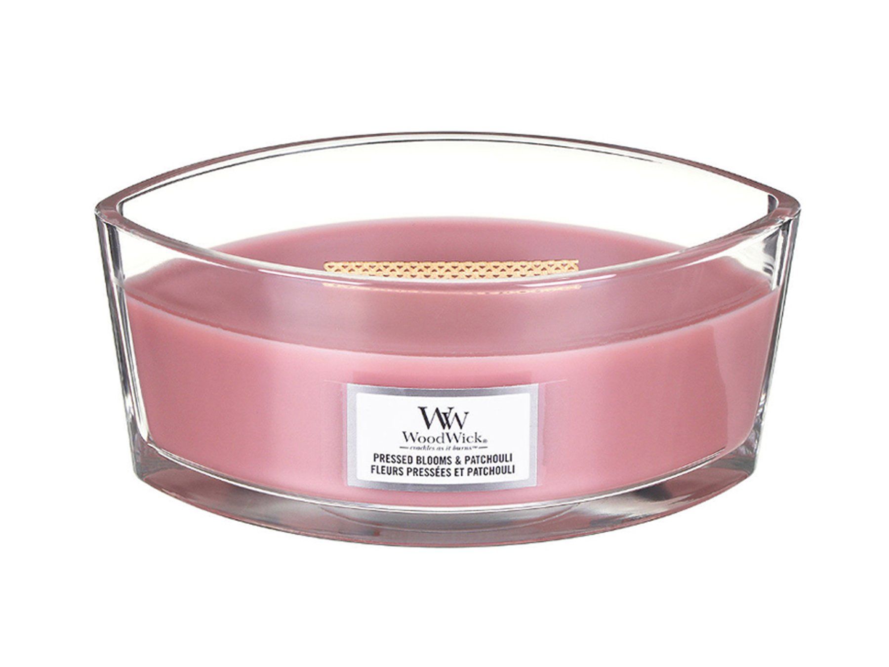 Yankee Candle Kerzen: Woodwick Pressed Blooms & Patchouli Ellipse – Neu (gemäss Beschreibung) aus Langwiesen von rtWebshop 1