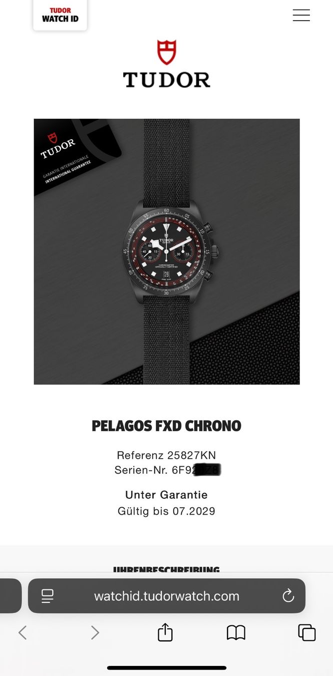 Tudor Montres: TUDOR Pelagos FXD Chronograph Fullset – D'occasion à Birsfelden par Mynos 1