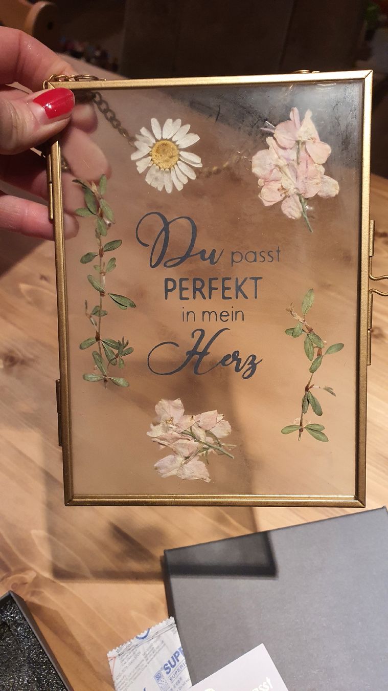 Foto & Immagini: NEUES Glasbild mit Blumen  – Nuovo e nell'imballaggio originale da Flawil venduto da minggeli83 2