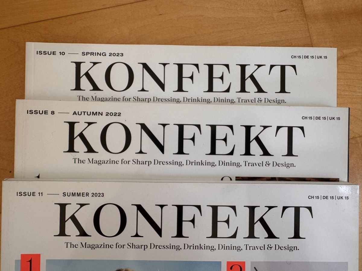 Riviste & Magazine: Magazine - Konfekt – Usato da Zürich venduto da Peban1 2