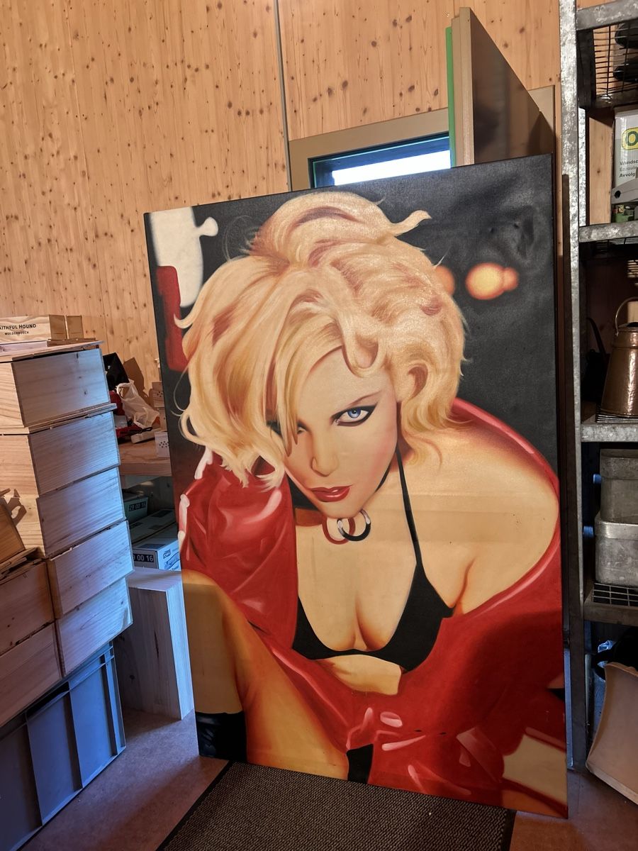 Dipinti: Grossformatiges Pop Art Gemälde "Blondine" zu verkaufen! – Usato da Wiesendangen venduto da old_soccer_jerseys. 1