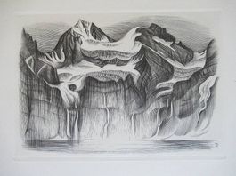 Glacier - 1936 - signe inconnu