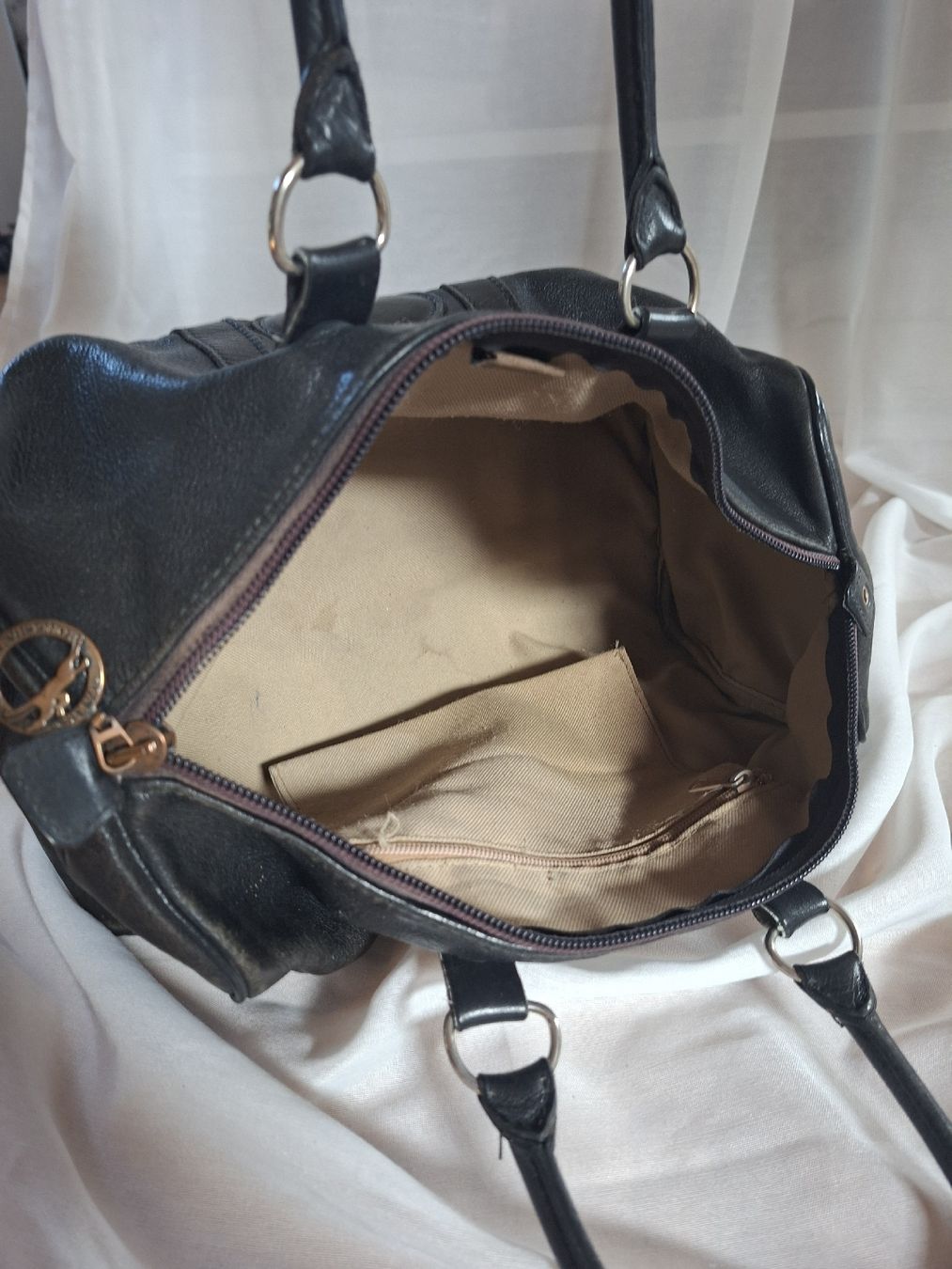 Longchamp Borse da donna: Sac Longchamp en cuir – Usato da Lausanne venduto da Super-cerise 3