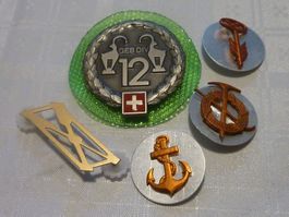 Militär Schweiz Spezialisten Abzeichen Badge GEB DIV 12