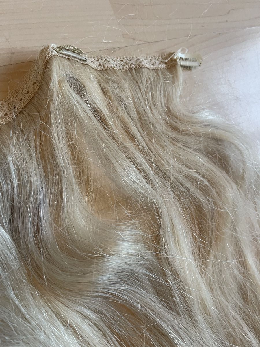 Accessori per capelli: Echthaar Extensions Blond mit Clips! – Usato da Thun venduto da ElleChanel 2