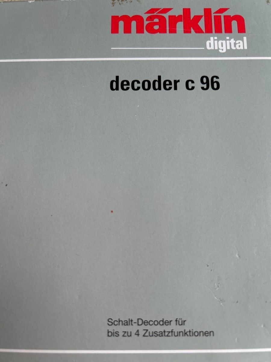 Märklin Modelleisenbahnen: 3x Märklin Funktions-Decoder c 96 – Neu und originalverpackt aus Leuzigen von vwkaeferteile.ch 1