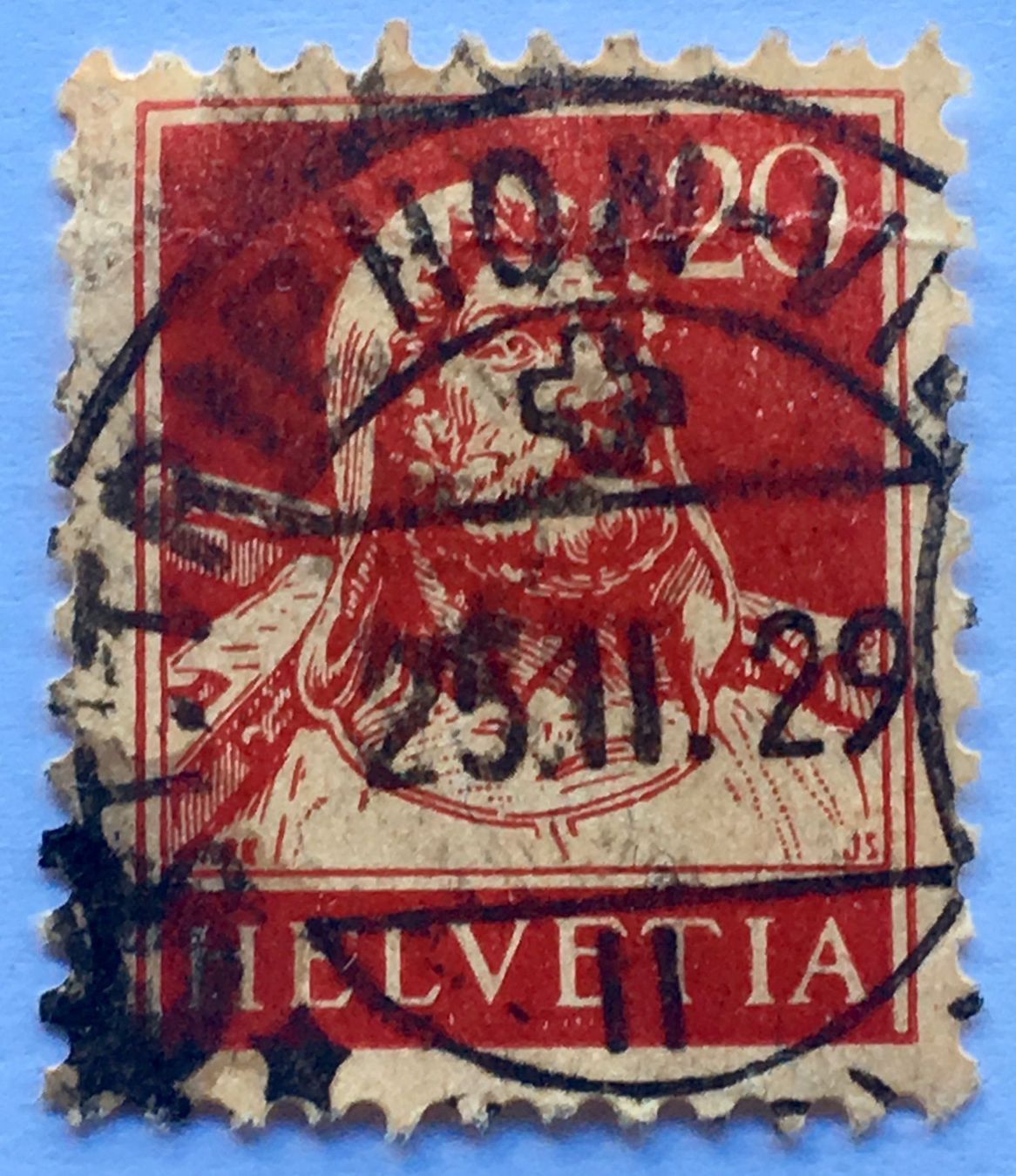 Alle Briefmarken: Tellbrustbild  mit Vollstempel – Gebraucht aus Aarau von Billa007