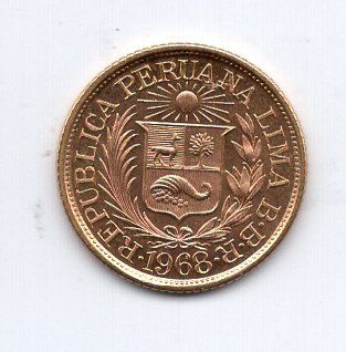 Tutti le monete: (1755) Peru, ½ Libra, 1968, Super, stgl – Usato da Rüthi (Rheintal) venduto da erdnuessli1
