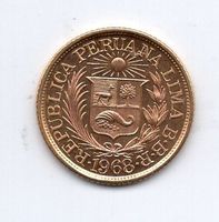 (1755) Peru, ½ Libra, 1968, Super, stgl