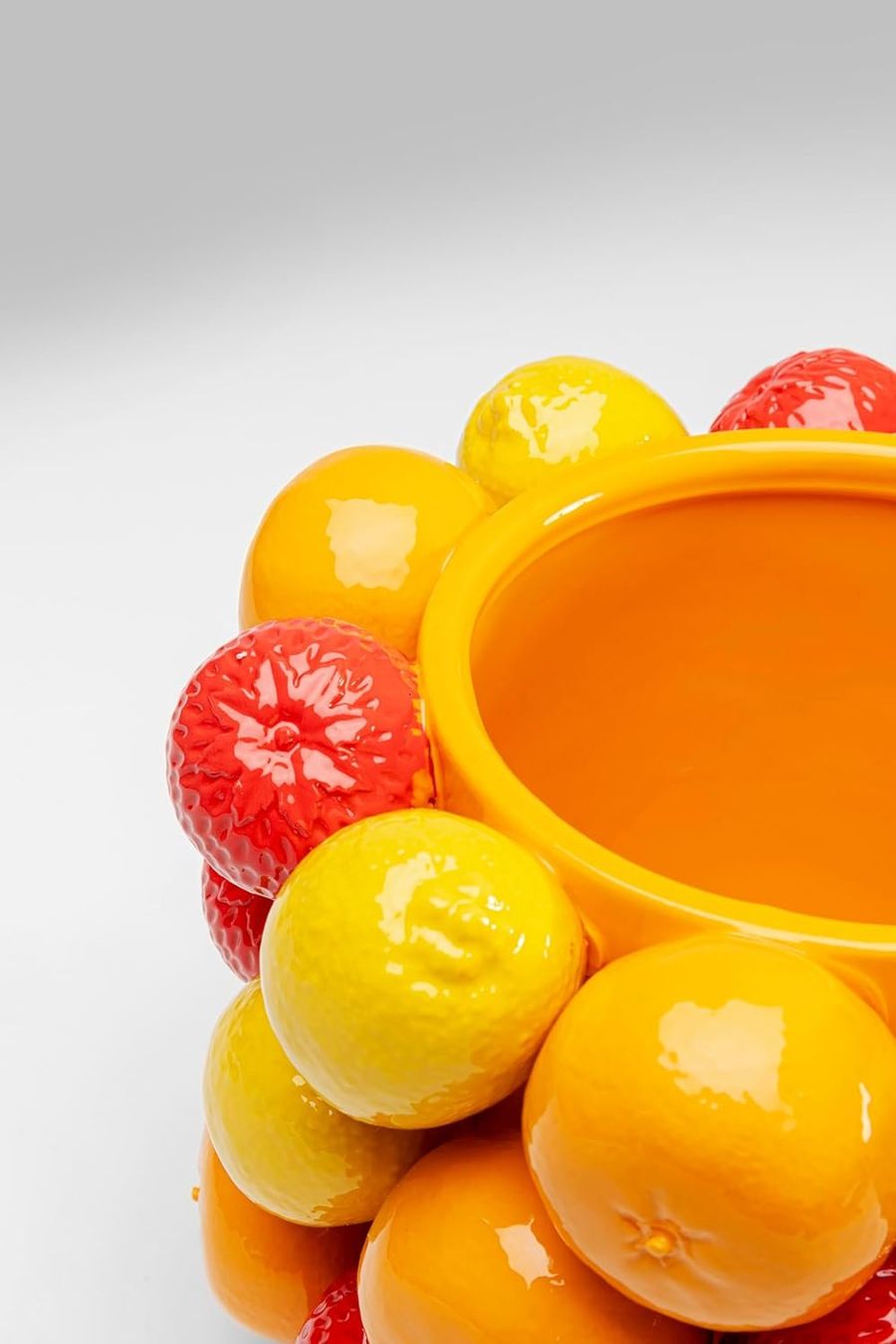 Vasi & Recipienti: Design Vase Fruit Parade, Gelb/Rot, Höhe 20cm – Nuovo e nell'imballaggio originale da Gränichen venduto da omniadeals 2