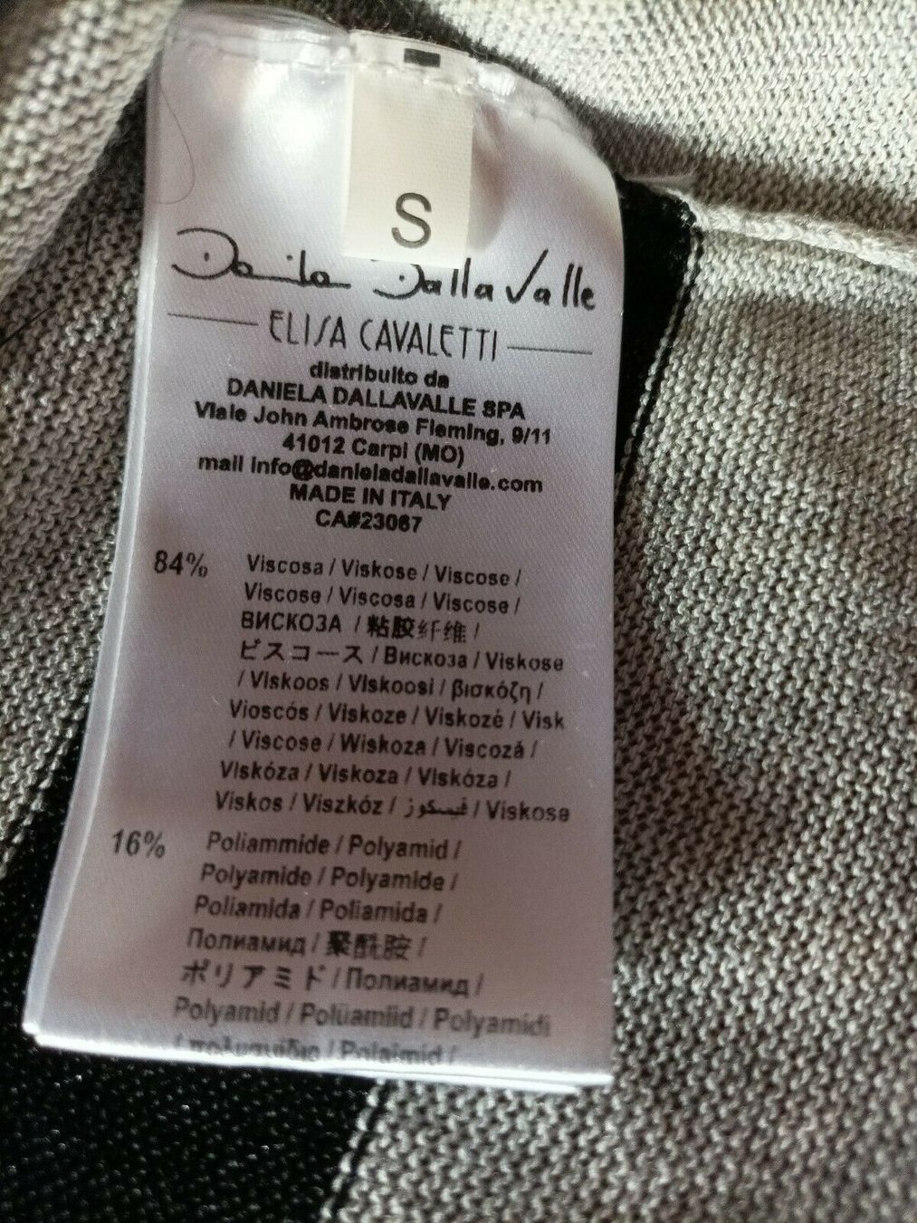 Elisa Cavaletti Giacche: ELISA CAVALETTI / DANIELA DALLAVALLA Jacke Gr. S – Usato da Liestal venduto da Mas-Y-Mas 2