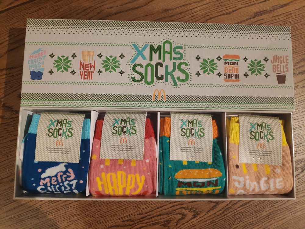 McDonald's X-Mas Socken (Exklusiv) | Kaufen auf Ricardo