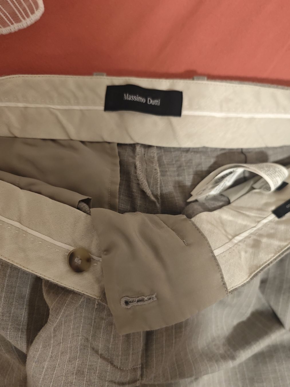 Massimo Dutti Pantaloni: Massimo Dutti Stoffhose grau kariert – Usato da Wädenswil venduto da macik 1