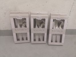 3x Kinderbesteckset