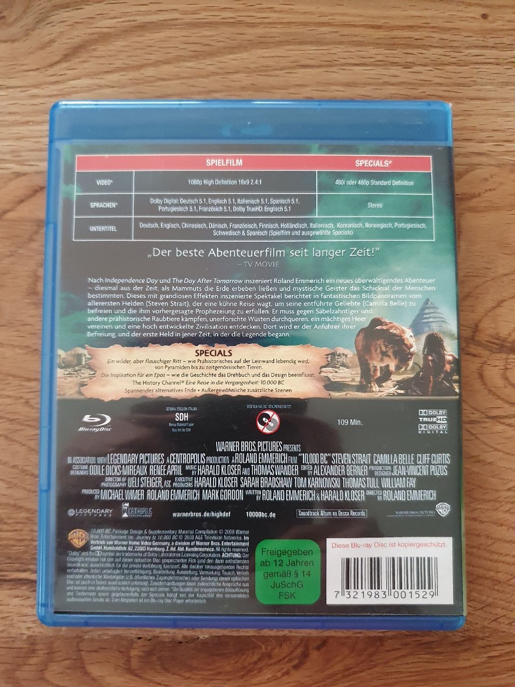 Tutti i DVDs: DVD blu-ray 10'000 BC – Usato da Eglisau venduto da Connemara 1