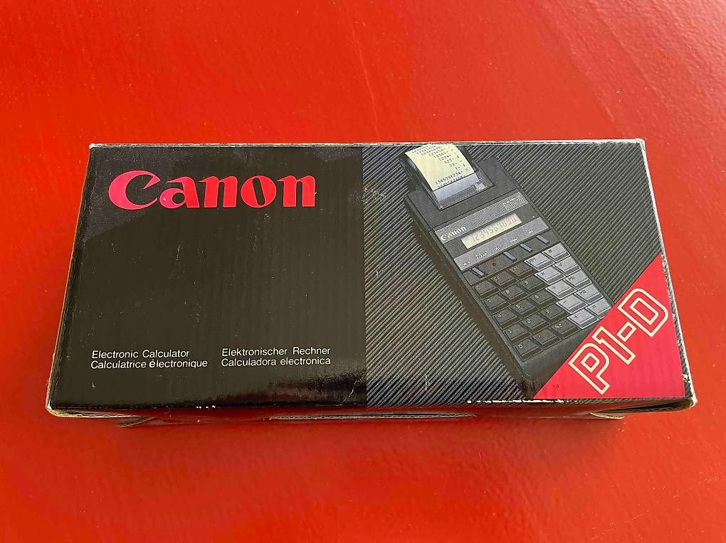 Calcolatrici tascabili: Elektronischer Rechner Canon P1-D – Usato da Zürich venduto da Libelle_1 3